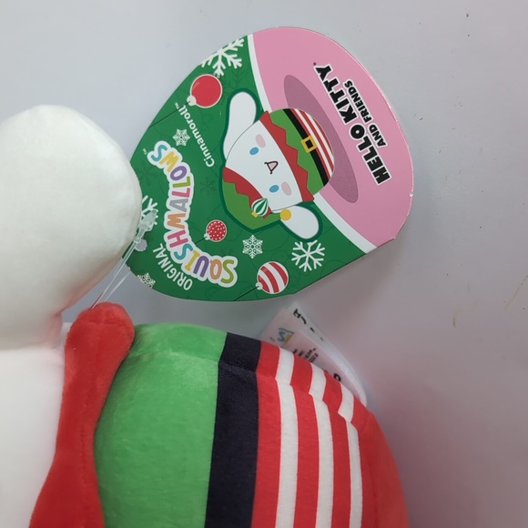 Squishmallows Christmas Elf Hello Kitty and Friends Sanrio 8" NWT - Picture 2 of 4